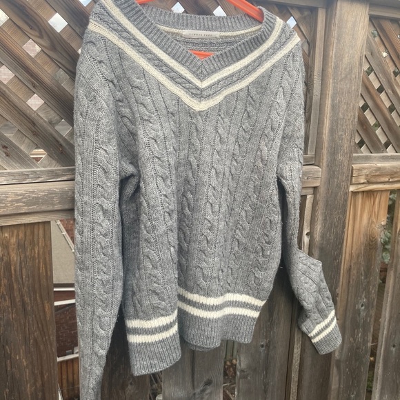 Grey and White Sweater - Picture 2 of 5